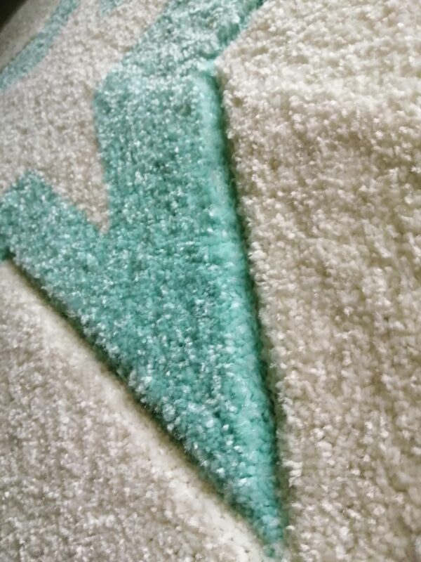 Strar white/petrol 133X190 - Image 2