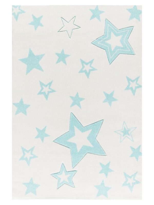 Strar white/petrol 133X190