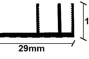 ΠΡΟΦΙΛ ΠΑΡΚΕ ΒΑΣΗ ΜΕΓΑΛΗ 29X11X2750mm NewPlan