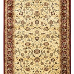 ΧΑΛΙ PERSIA 1536 BURGUNDY ΜΕ ΚΡΟΣΣΙ - 080X150 NewPlan
